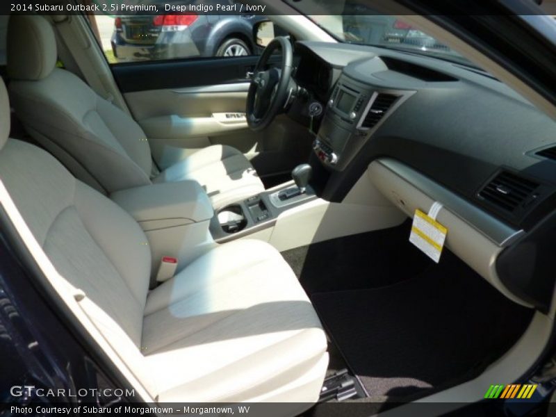 Deep Indigo Pearl / Ivory 2014 Subaru Outback 2.5i Premium
