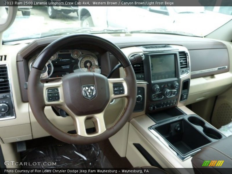 Dashboard of 2013 2500 Laramie Longhorn Crew Cab 4x4