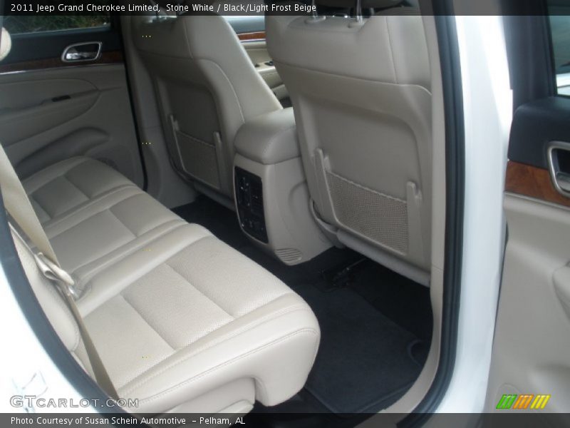 Stone White / Black/Light Frost Beige 2011 Jeep Grand Cherokee Limited