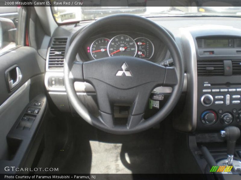 Rave Red / Gray 2008 Mitsubishi Galant ES