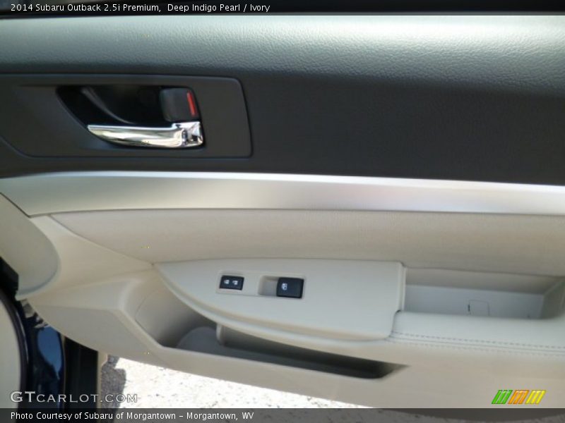 Deep Indigo Pearl / Ivory 2014 Subaru Outback 2.5i Premium