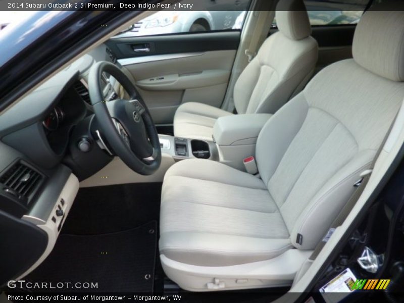 Deep Indigo Pearl / Ivory 2014 Subaru Outback 2.5i Premium