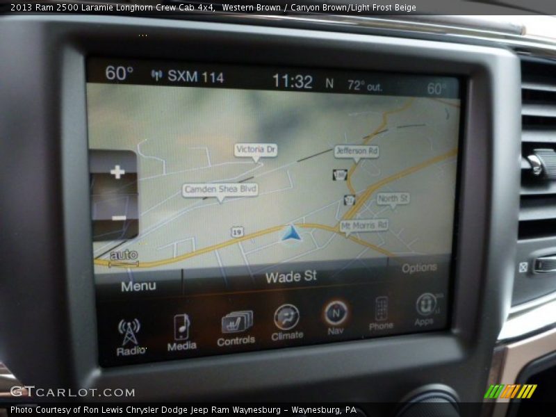 Navigation of 2013 2500 Laramie Longhorn Crew Cab 4x4