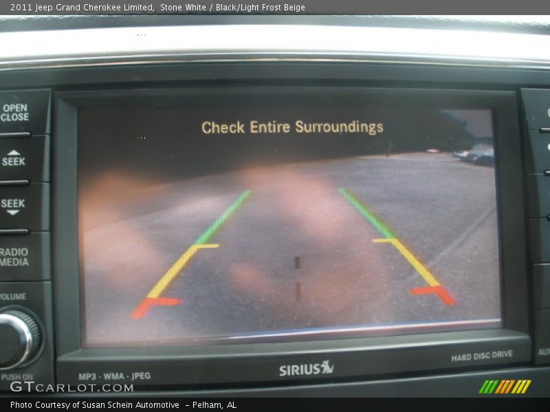 Stone White / Black/Light Frost Beige 2011 Jeep Grand Cherokee Limited