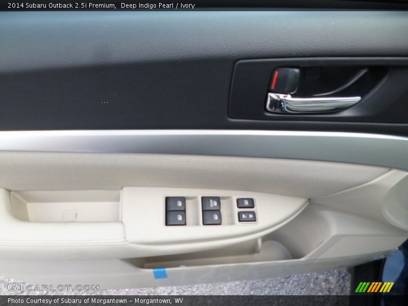 Deep Indigo Pearl / Ivory 2014 Subaru Outback 2.5i Premium