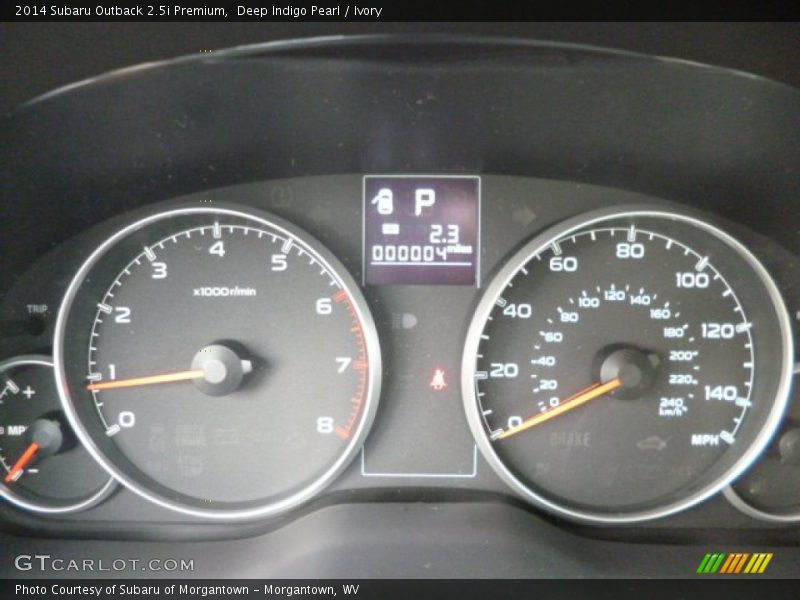  2014 Outback 2.5i Premium 2.5i Premium Gauges