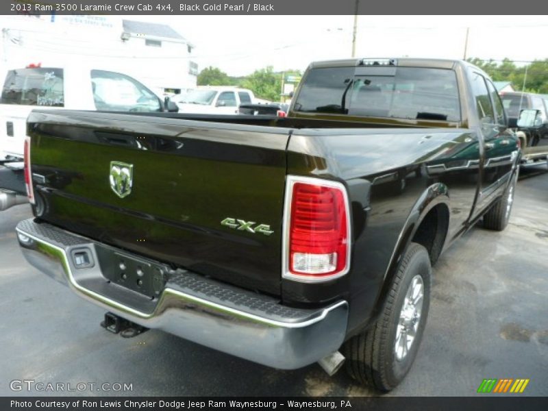 Black Gold Pearl / Black 2013 Ram 3500 Laramie Crew Cab 4x4