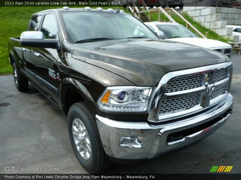 Black Gold Pearl / Black 2013 Ram 3500 Laramie Crew Cab 4x4