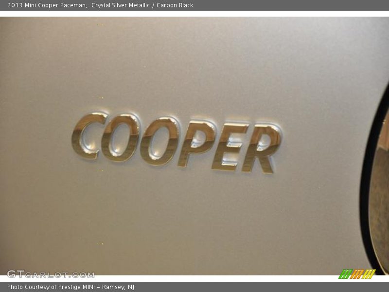 Crystal Silver Metallic / Carbon Black 2013 Mini Cooper Paceman