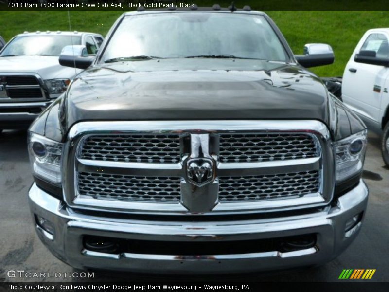 Black Gold Pearl / Black 2013 Ram 3500 Laramie Crew Cab 4x4