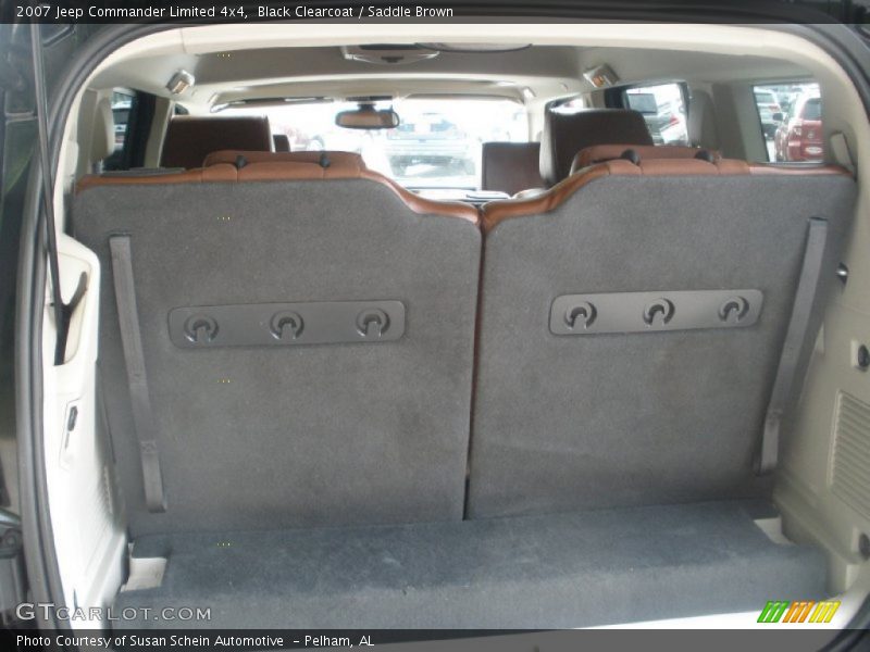 Black Clearcoat / Saddle Brown 2007 Jeep Commander Limited 4x4