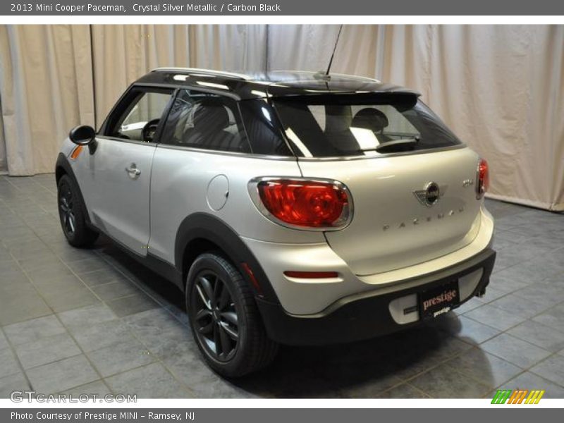 Crystal Silver Metallic / Carbon Black 2013 Mini Cooper Paceman