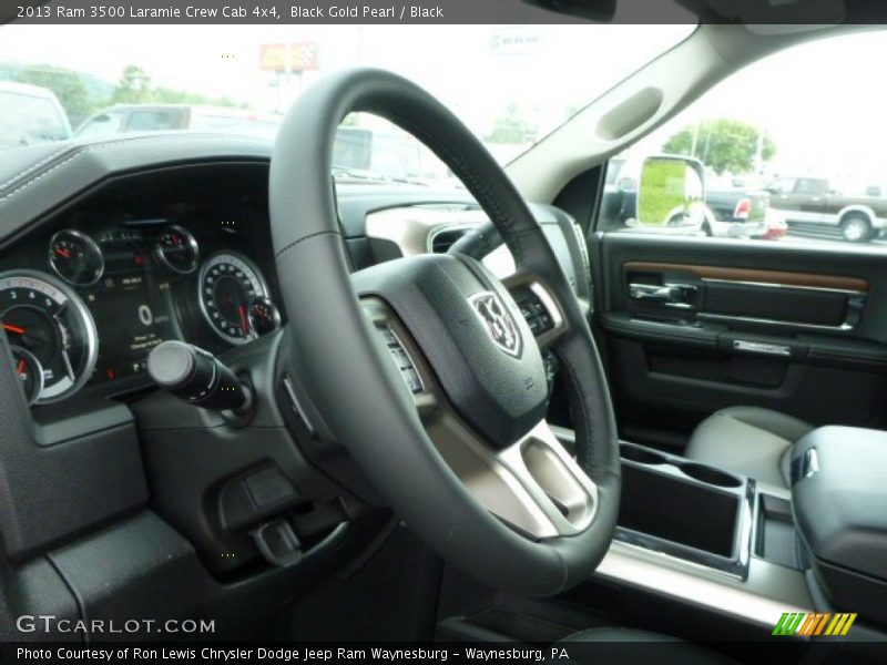 Black Gold Pearl / Black 2013 Ram 3500 Laramie Crew Cab 4x4