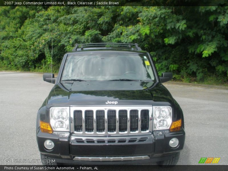 Black Clearcoat / Saddle Brown 2007 Jeep Commander Limited 4x4