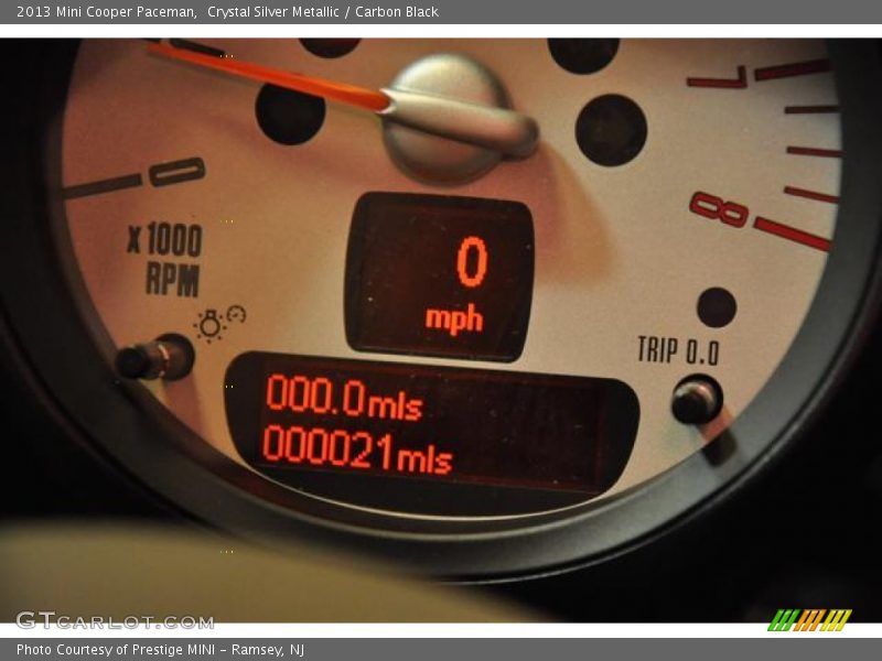 Crystal Silver Metallic / Carbon Black 2013 Mini Cooper Paceman