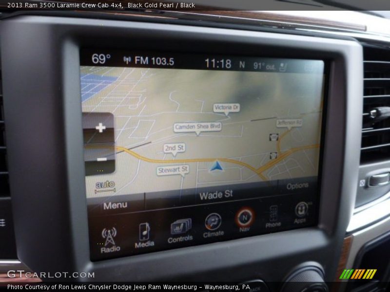 Navigation of 2013 3500 Laramie Crew Cab 4x4