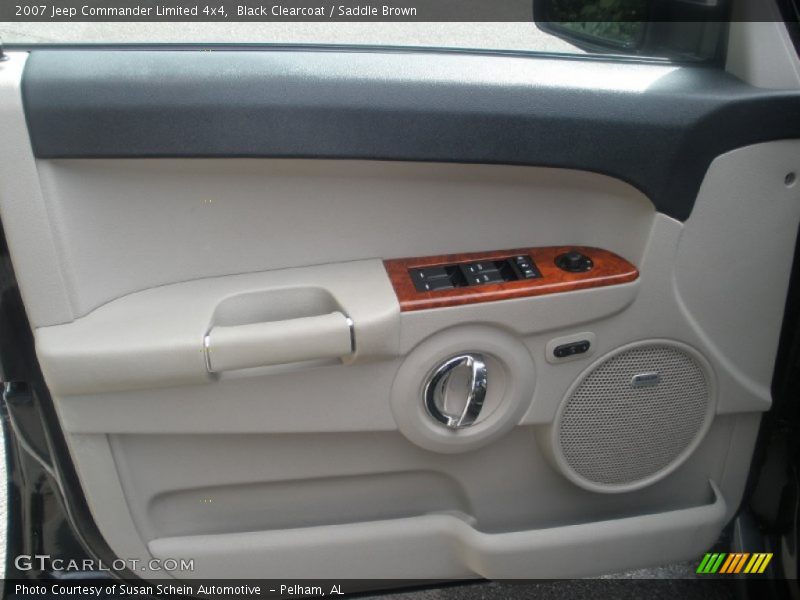 Black Clearcoat / Saddle Brown 2007 Jeep Commander Limited 4x4