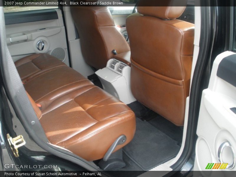 Black Clearcoat / Saddle Brown 2007 Jeep Commander Limited 4x4