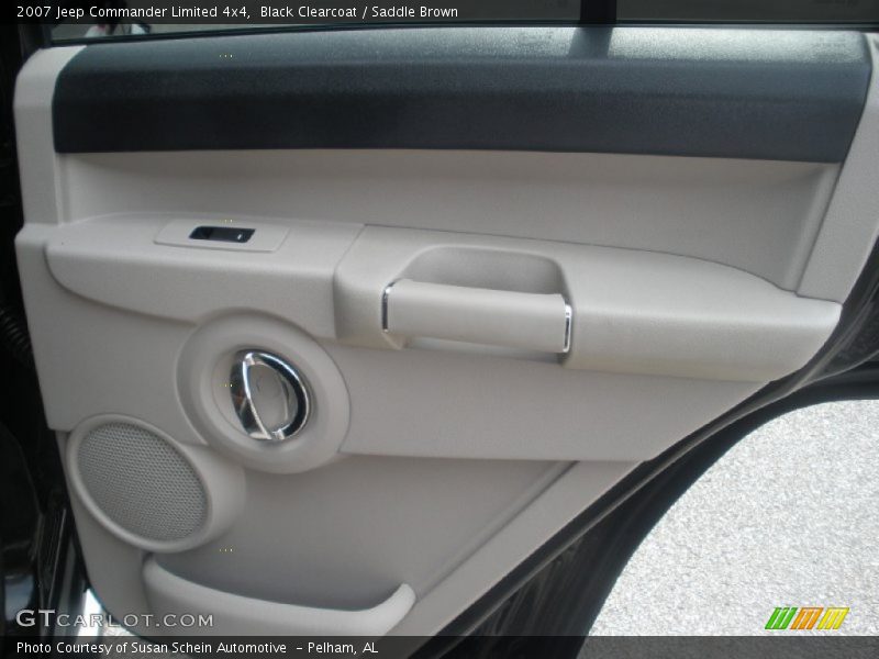 Black Clearcoat / Saddle Brown 2007 Jeep Commander Limited 4x4