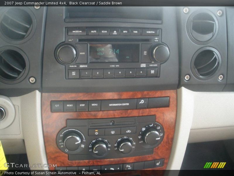 Black Clearcoat / Saddle Brown 2007 Jeep Commander Limited 4x4