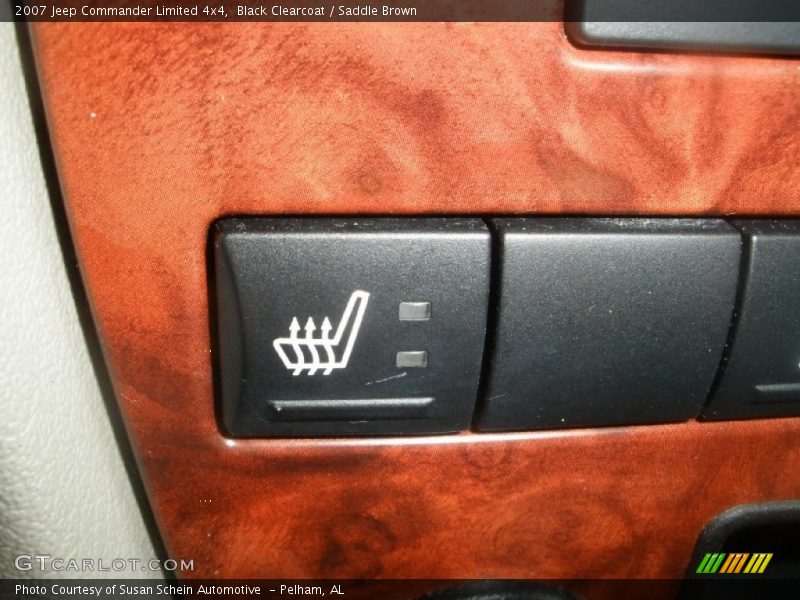 Black Clearcoat / Saddle Brown 2007 Jeep Commander Limited 4x4
