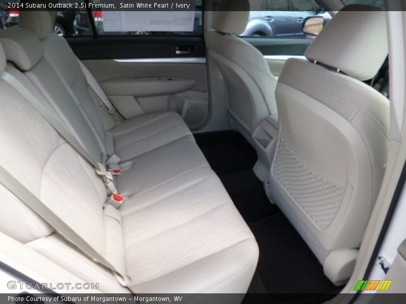 Satin White Pearl / Ivory 2014 Subaru Outback 2.5i Premium