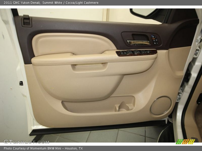 Summit White / Cocoa/Light Cashmere 2011 GMC Yukon Denali