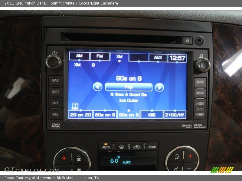 Summit White / Cocoa/Light Cashmere 2011 GMC Yukon Denali