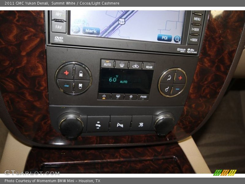 Summit White / Cocoa/Light Cashmere 2011 GMC Yukon Denali