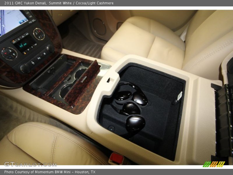 Summit White / Cocoa/Light Cashmere 2011 GMC Yukon Denali