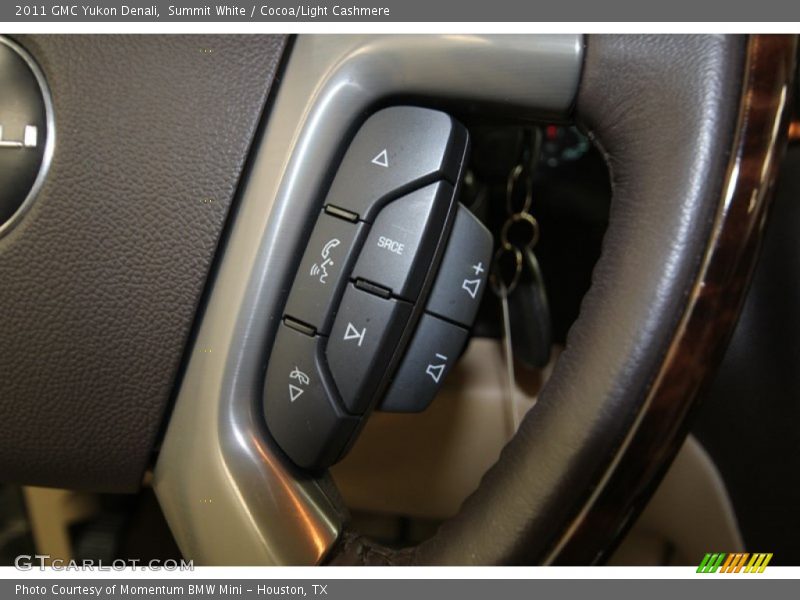 Summit White / Cocoa/Light Cashmere 2011 GMC Yukon Denali