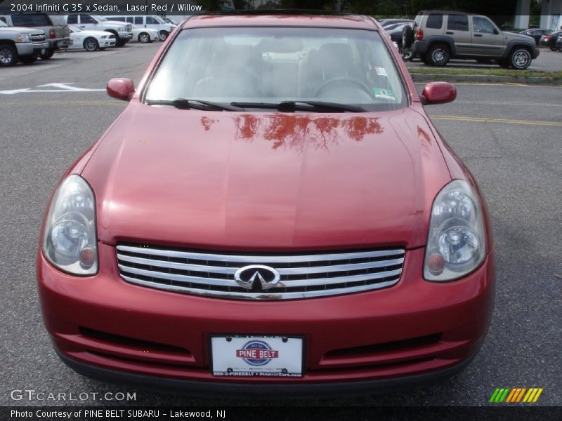 Laser Red / Willow 2004 Infiniti G 35 x Sedan