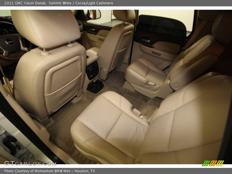 Summit White / Cocoa/Light Cashmere 2011 GMC Yukon Denali