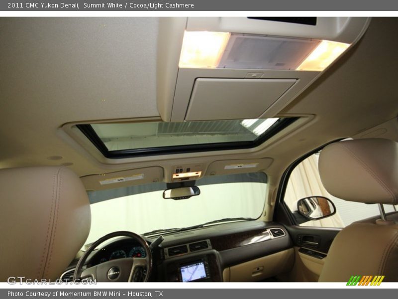 Summit White / Cocoa/Light Cashmere 2011 GMC Yukon Denali