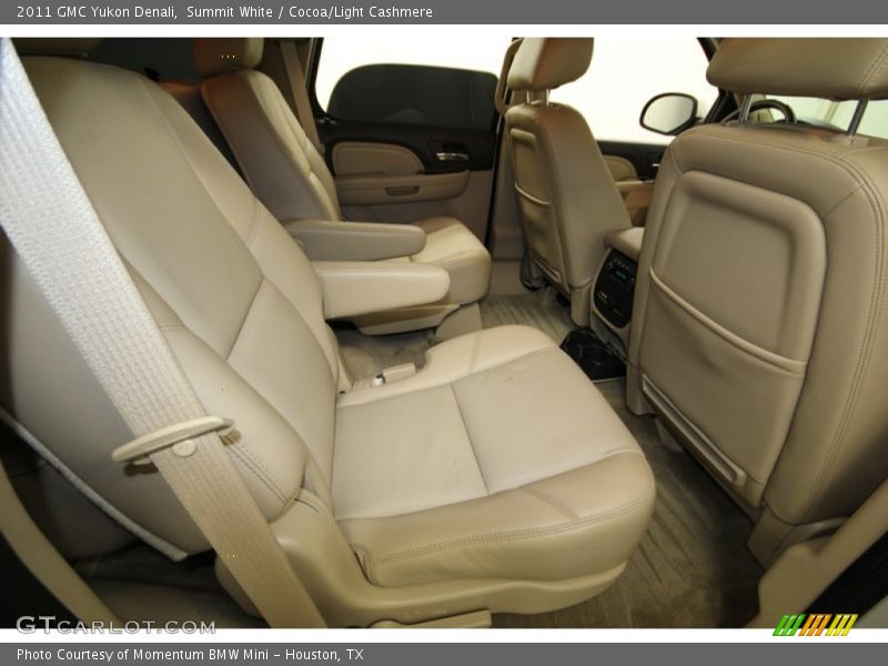 Summit White / Cocoa/Light Cashmere 2011 GMC Yukon Denali