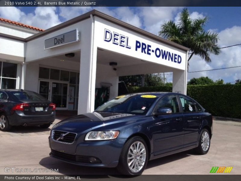 Barents Blue Metallic / Quartz 2010 Volvo S40 2.4i