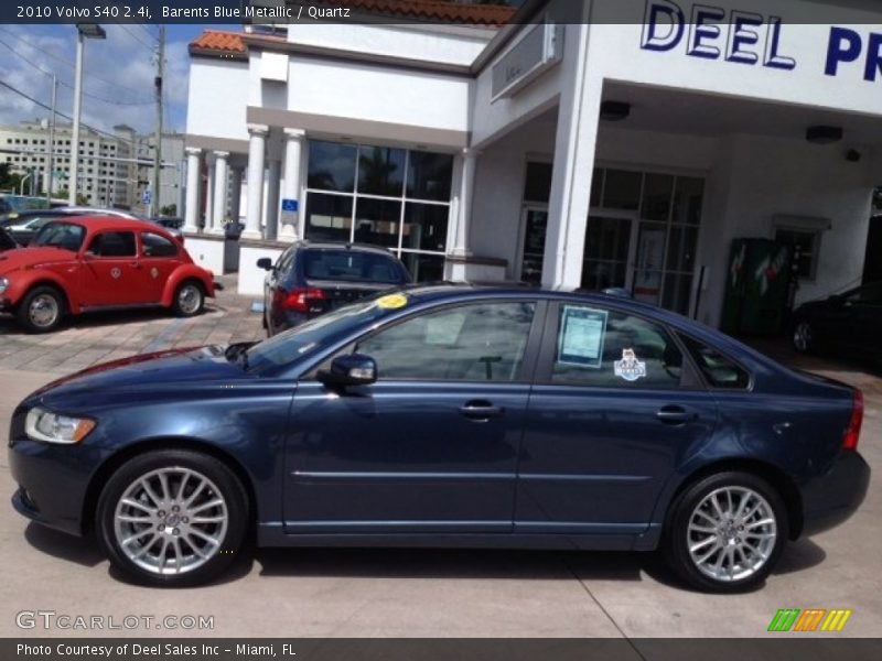 Barents Blue Metallic / Quartz 2010 Volvo S40 2.4i