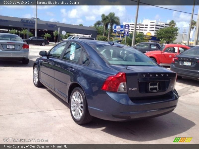 Barents Blue Metallic / Quartz 2010 Volvo S40 2.4i