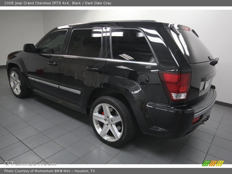 Black / Dark Slate Gray 2008 Jeep Grand Cherokee SRT8 4x4
