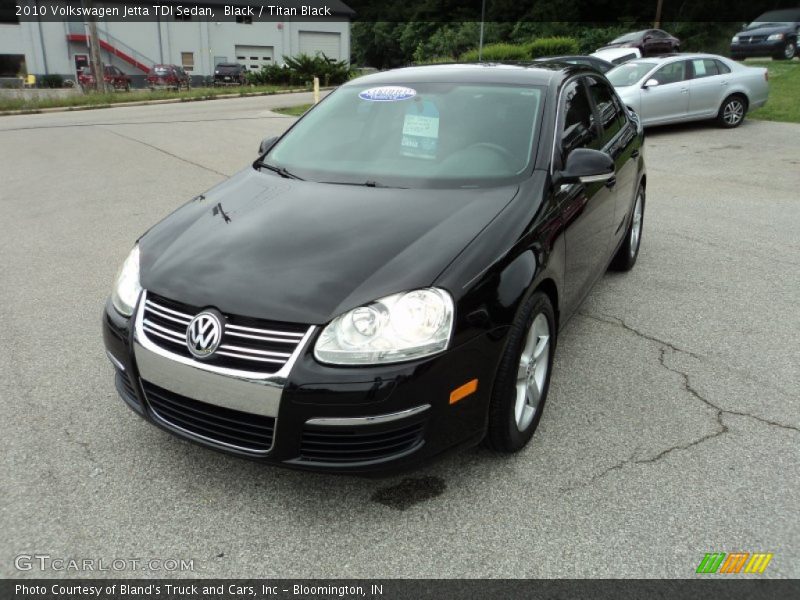 Black / Titan Black 2010 Volkswagen Jetta TDI Sedan