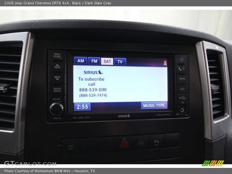 Black / Dark Slate Gray 2008 Jeep Grand Cherokee SRT8 4x4