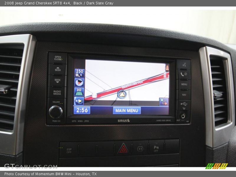 Black / Dark Slate Gray 2008 Jeep Grand Cherokee SRT8 4x4