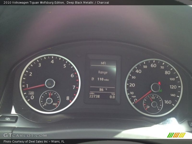 Deep Black Metallic / Charcoal 2010 Volkswagen Tiguan Wolfsburg Edition