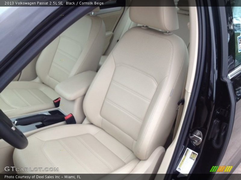 Black / Cornsilk Beige 2013 Volkswagen Passat 2.5L SE