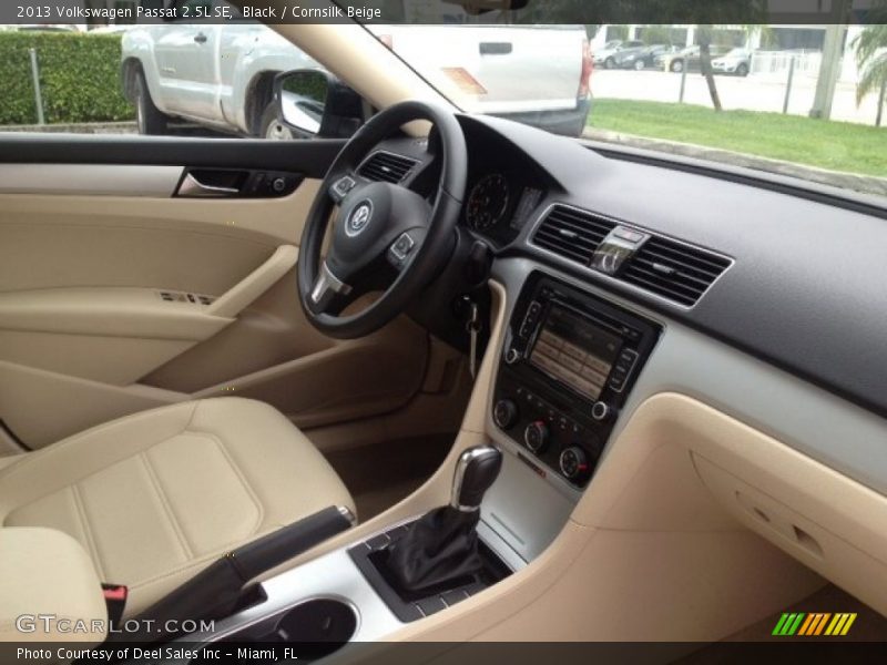 Black / Cornsilk Beige 2013 Volkswagen Passat 2.5L SE