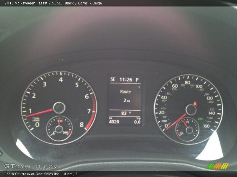 Black / Cornsilk Beige 2013 Volkswagen Passat 2.5L SE