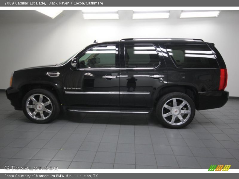 Black Raven / Cocoa/Cashmere 2009 Cadillac Escalade