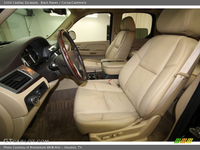 Black Raven / Cocoa/Cashmere 2009 Cadillac Escalade
