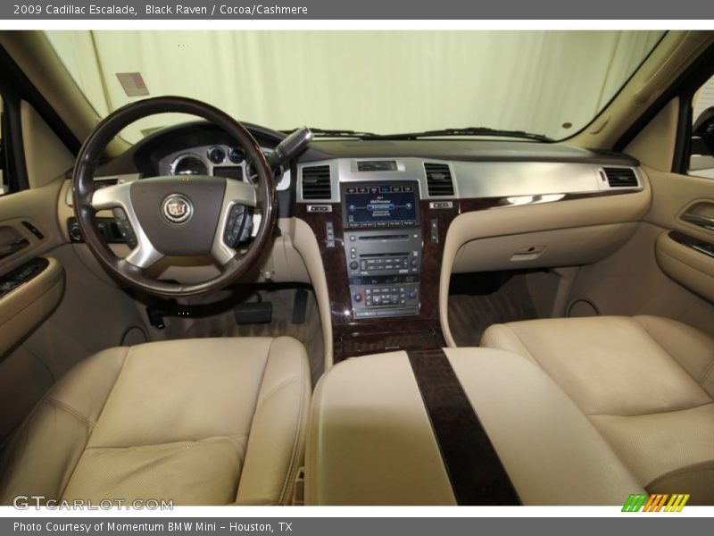 Black Raven / Cocoa/Cashmere 2009 Cadillac Escalade