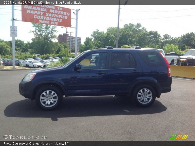 Eternal Blue Pearl / Black 2005 Honda CR-V EX 4WD